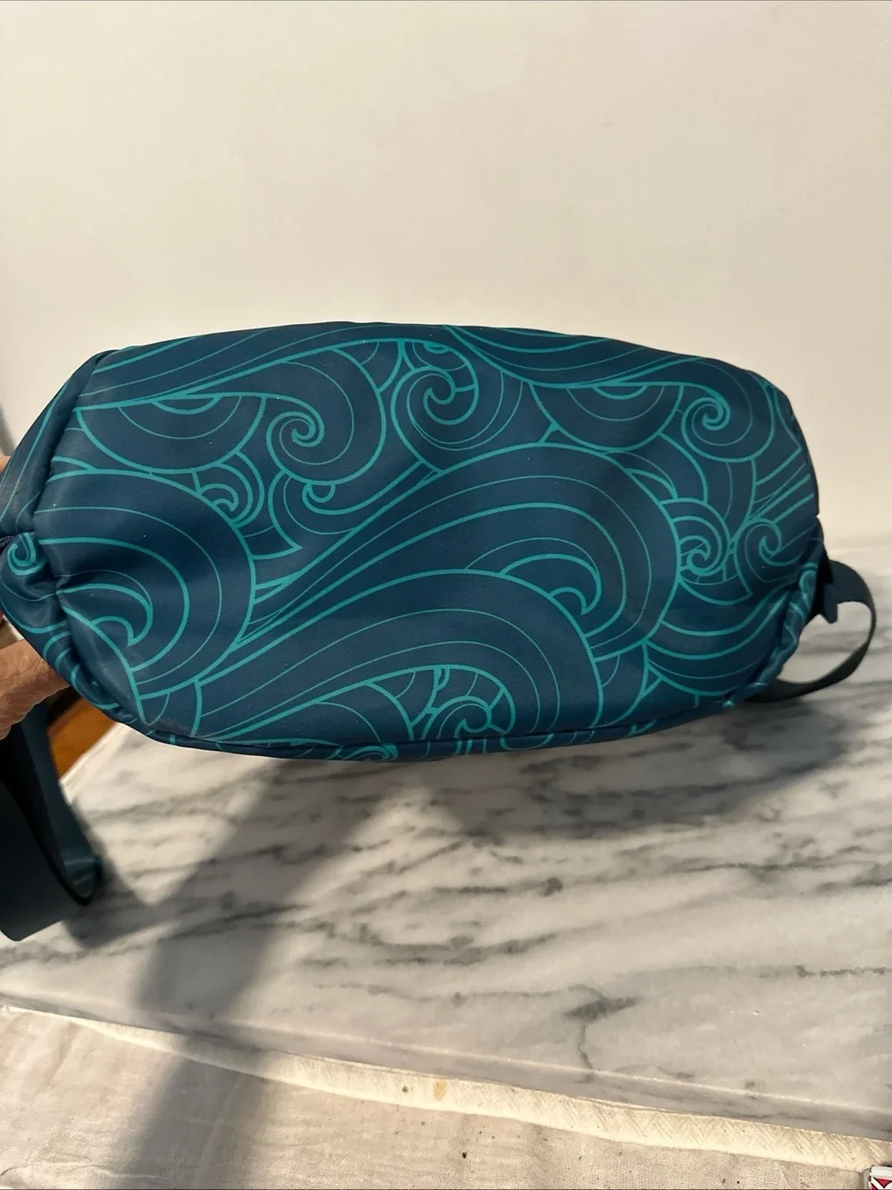 Disney Teal & White Inaugural Sailings Tote with Gold Accents